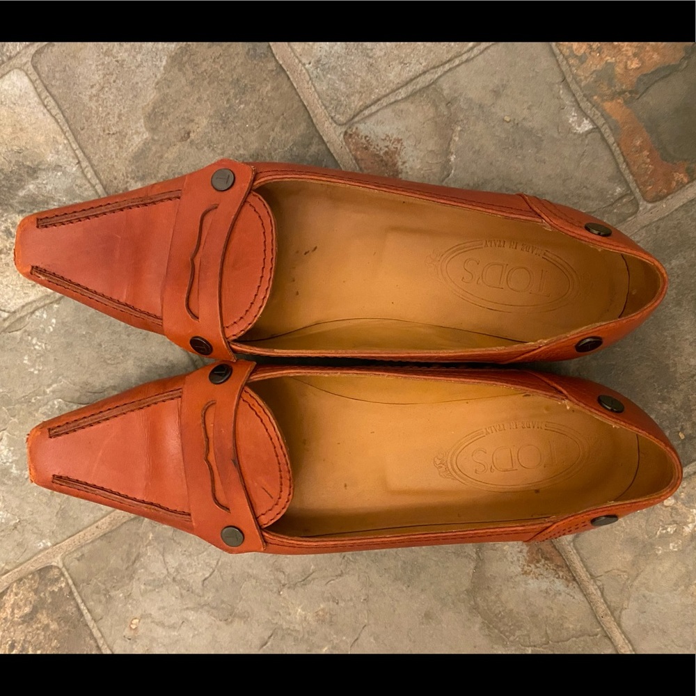 Tods leather shoes!